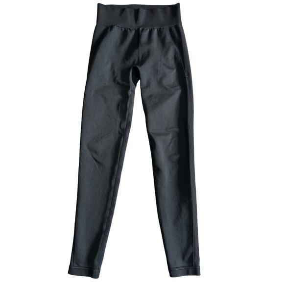 Gymshark Pants - Gymshark Black High Waist Pull On Leggings, Size S/M (Measured)